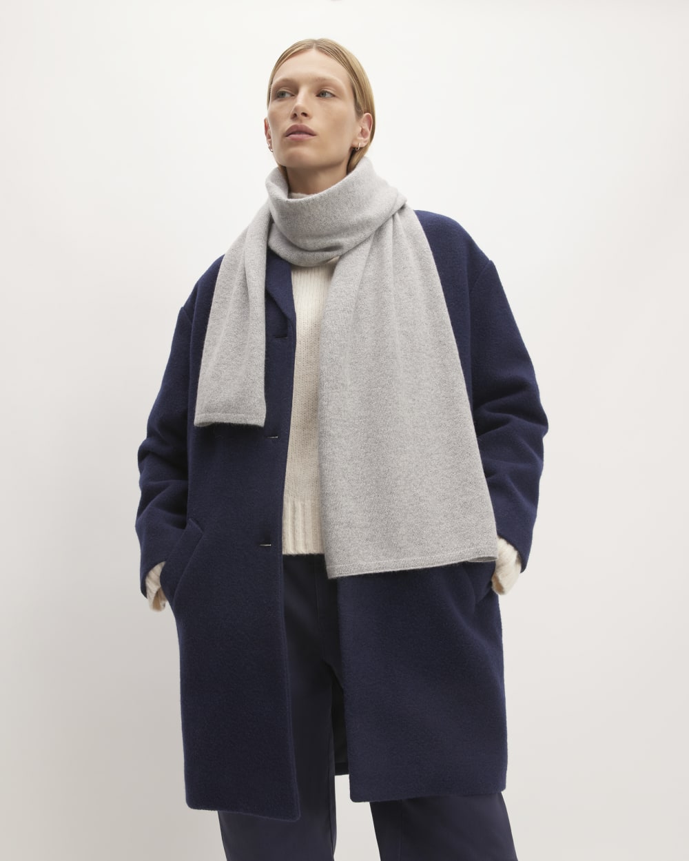 The ReCashmere Scarf | Heathered Grey