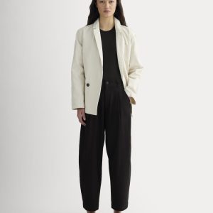 The Everywhere Pant in Stretch Linen | Black