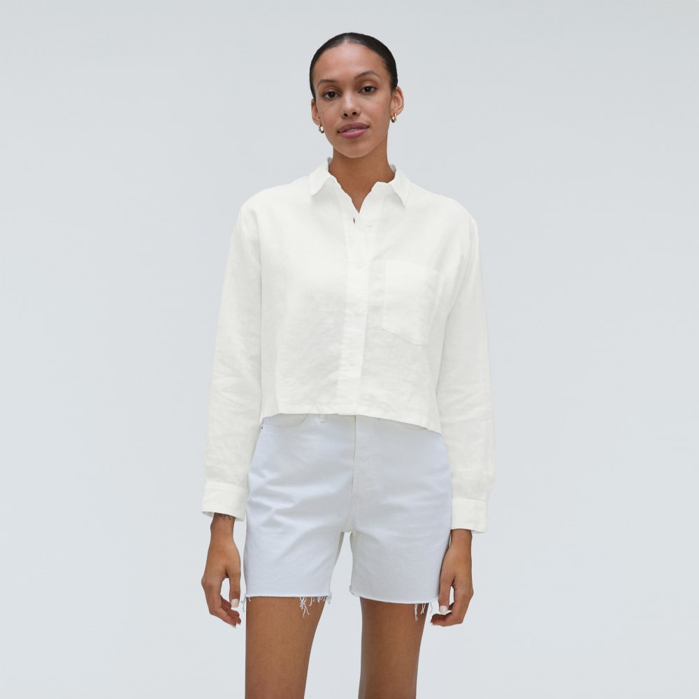The Linen Way Short Shirt | White - Image 2