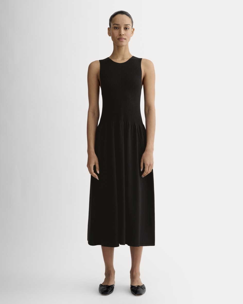The Knit Crew Dress | Black