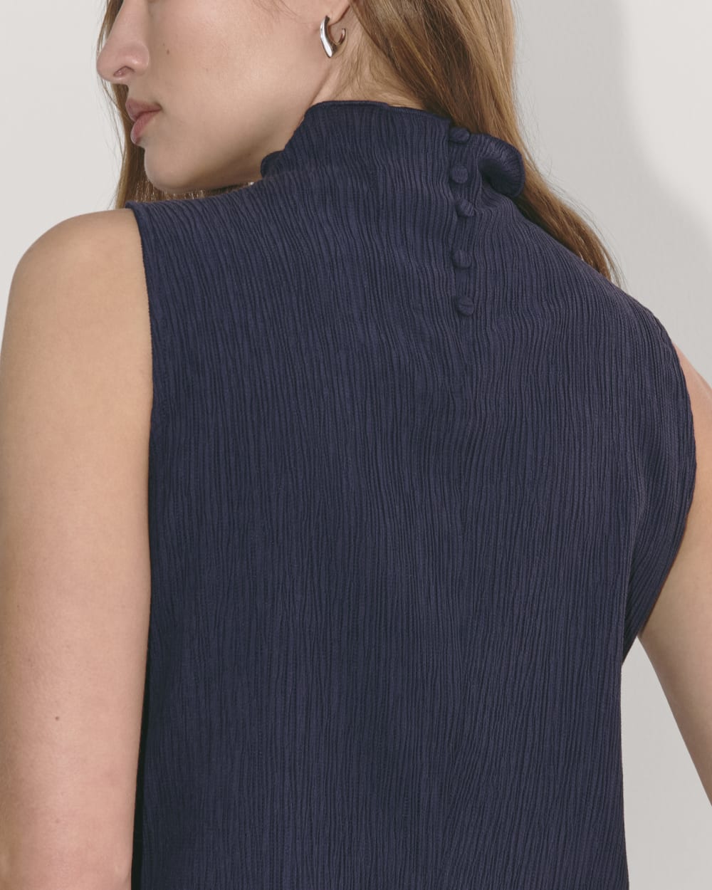 The Crinkle Tank | Navy - Image 3