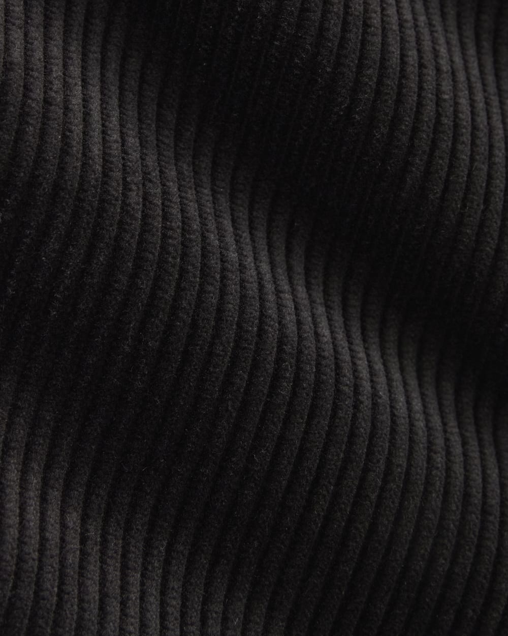 Wide Wale Corduroy Shirt | Black - Image 6