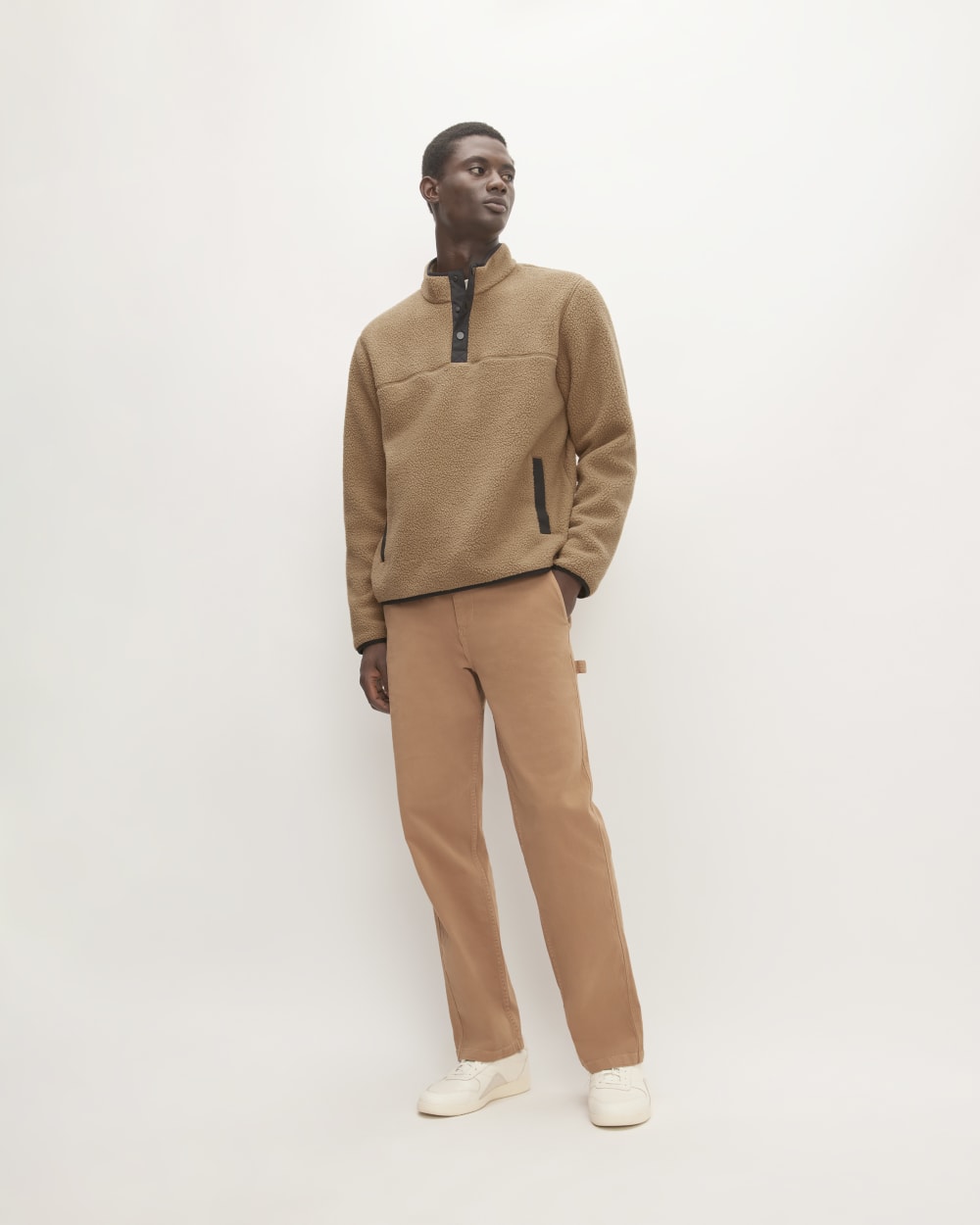 The ReNew Fleece Pullover | Tiger's Eye - Image 3