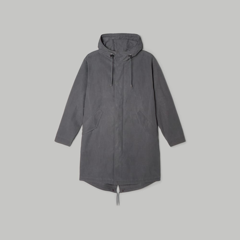 The Waxed Cotton Parka | Slate - Image 2
