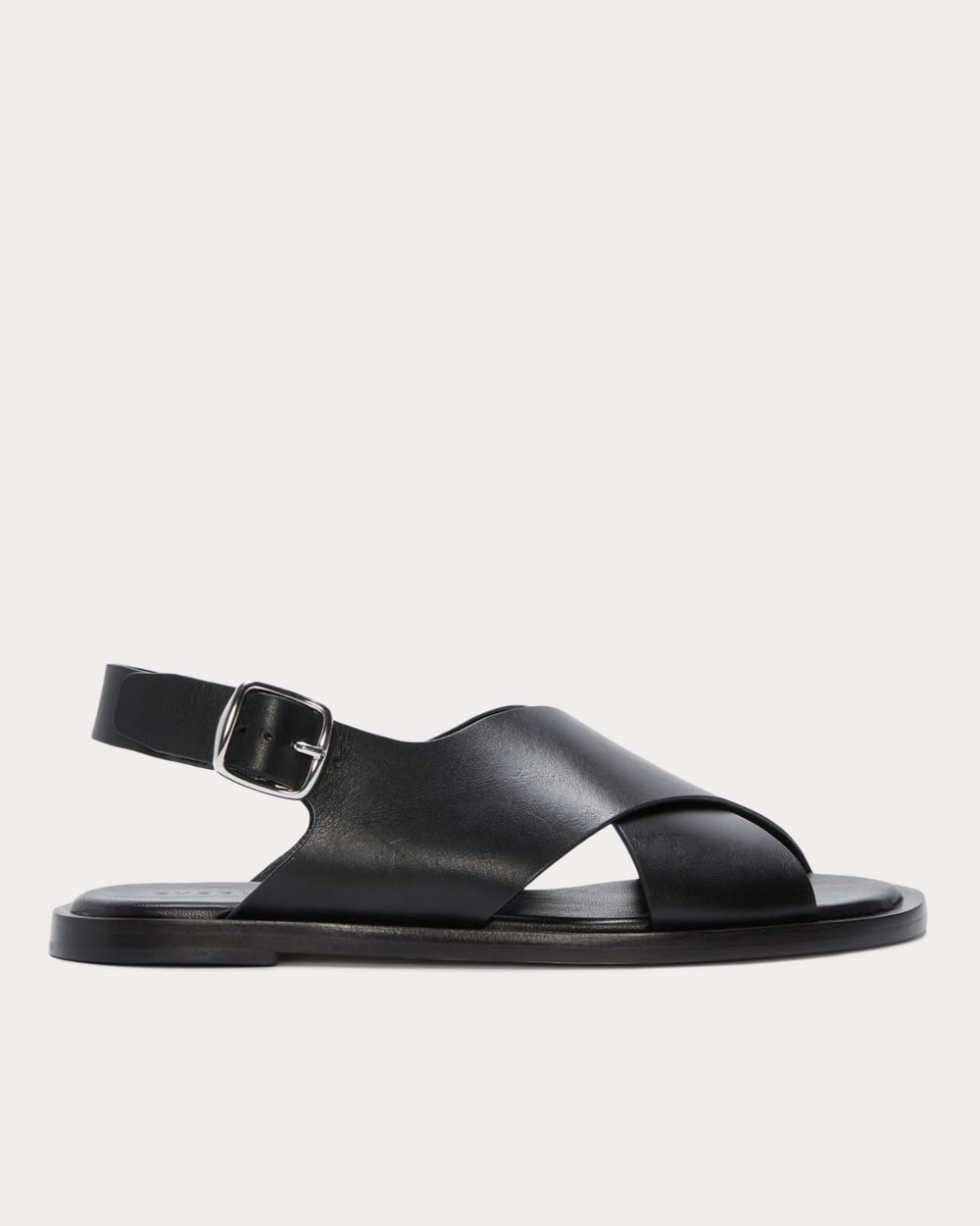 The City Crossover Sandal | Black