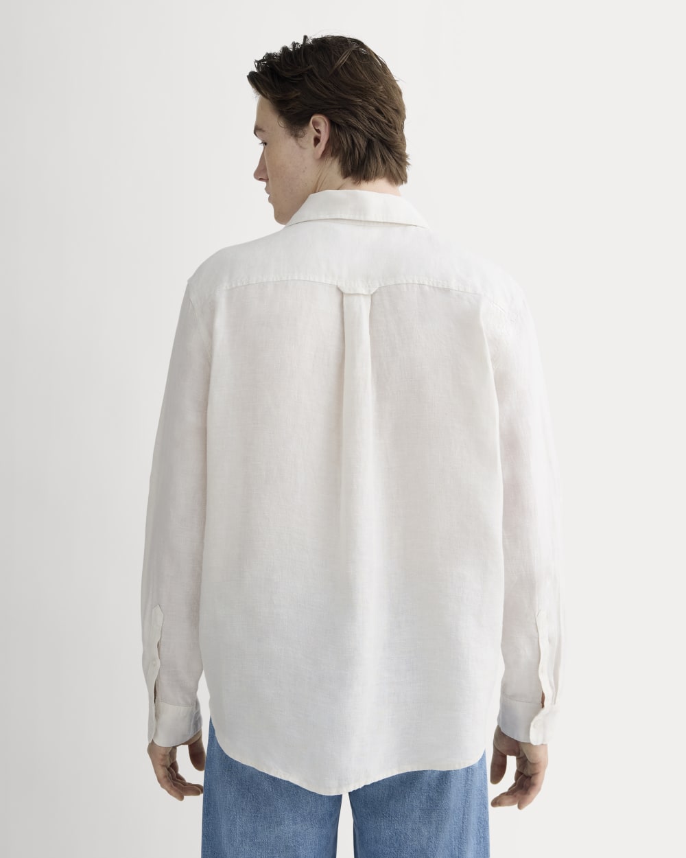 The Linen Utility Shirt | Natural Chambray - Image 5