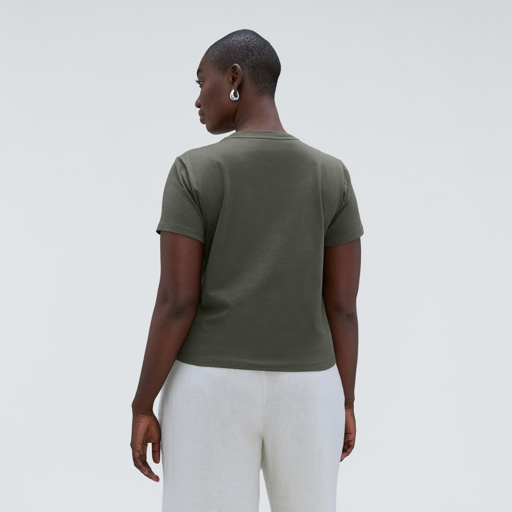 The Box-Cut Tee in Essential Cotton | Kambaba | No Pocket - Image 2