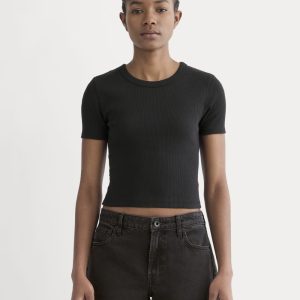 The '90s Rib Tee | Black