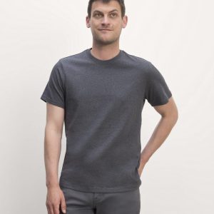 The Premium-Weight Crew | Uniform | Heather Deep Navy