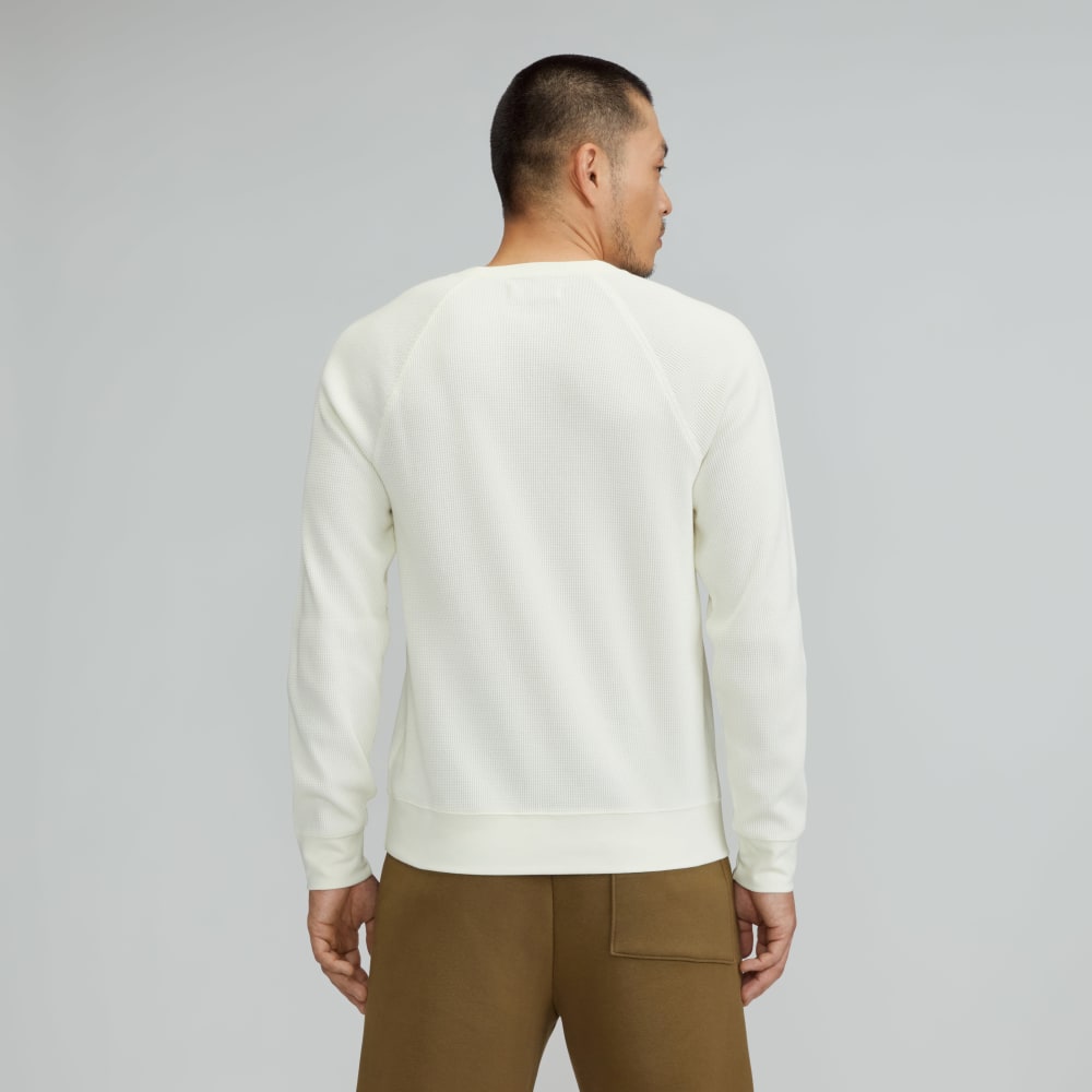 The Waffle Long-Sleeve Crew Tee | Off-White - Image 3