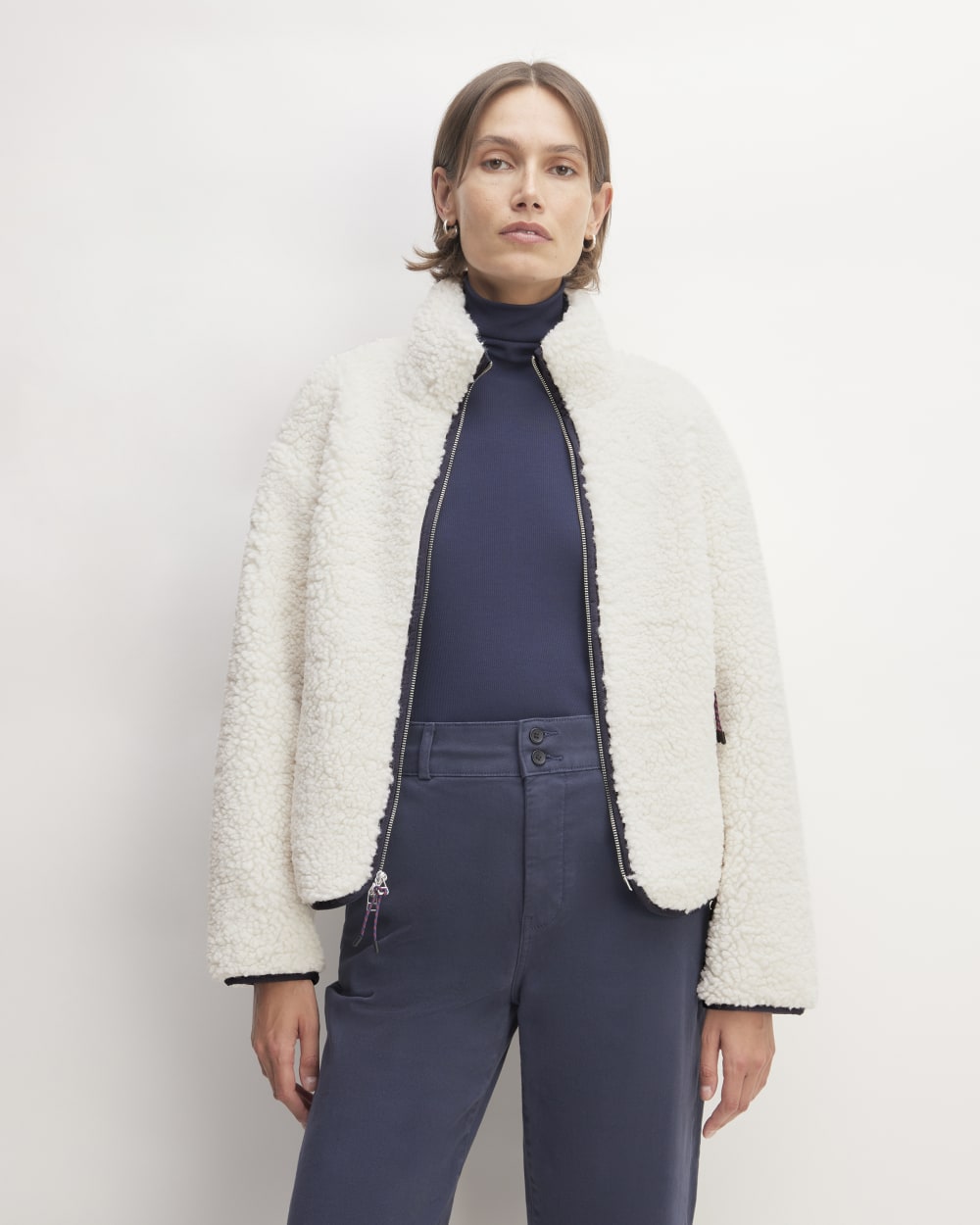 The ReNew Fleece Full Zip | Bone