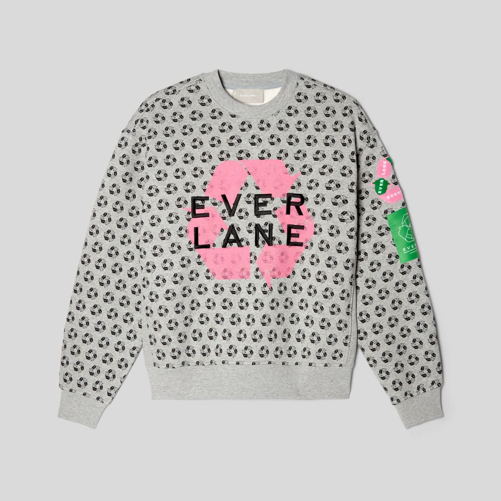 The ReTrack Crewneck Sweatshirt | Earth Day Grey Multi - Image 2