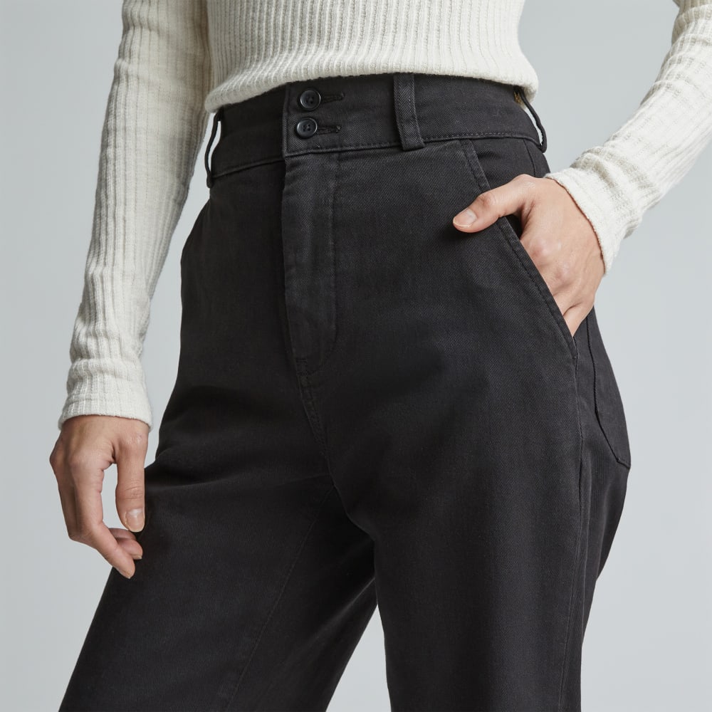 The Organic Straight-Leg Pant | Black - Image 3
