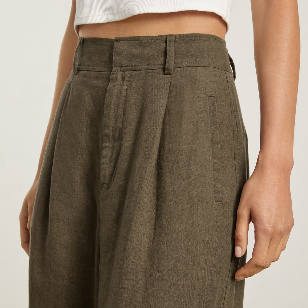The Linen Way-High® Drape Pant | Beech - Image 6