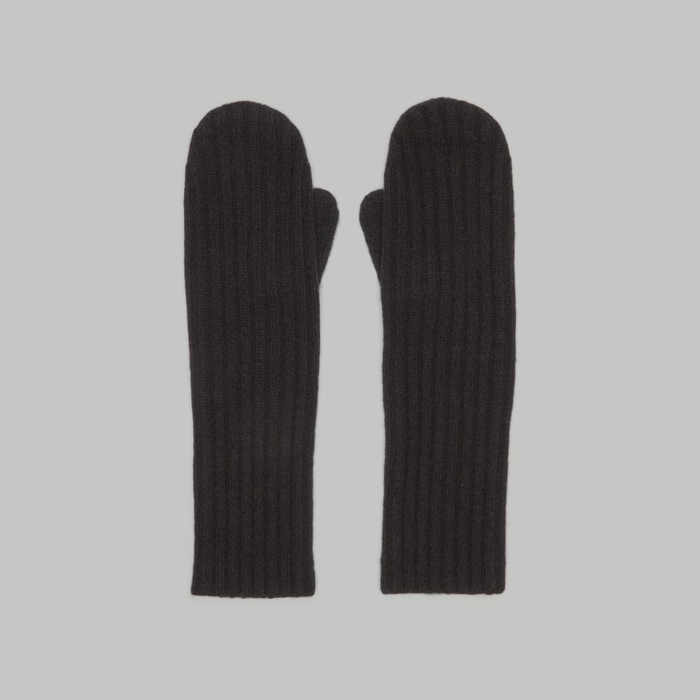 The Cashmere Mittens | Black - Image 3