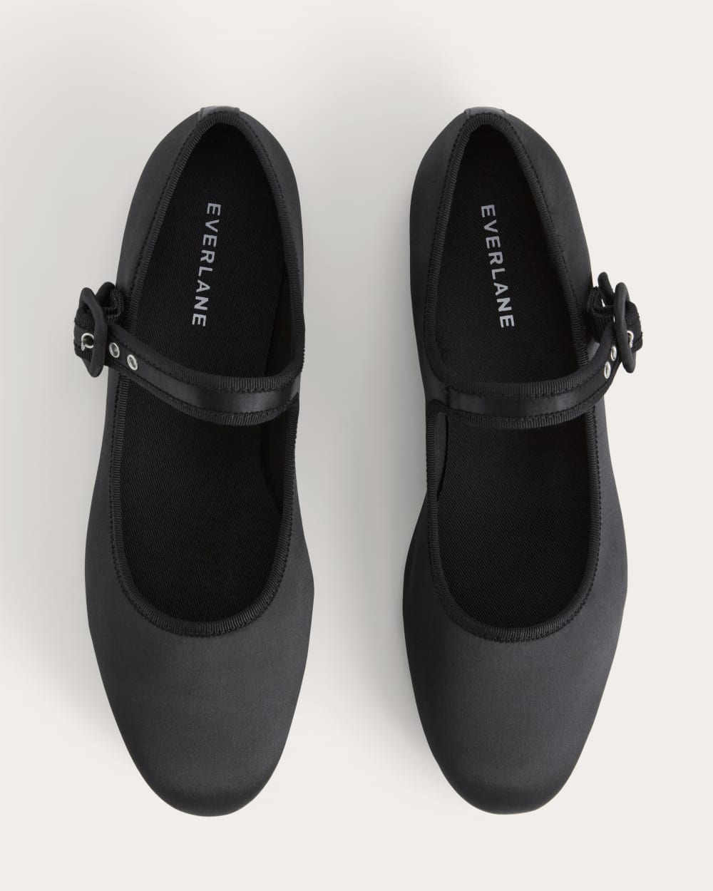 The Day Buckle Mary Jane | Black Satin - Image 2