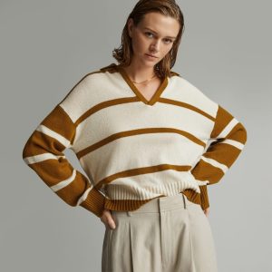 The Cashmere Polo | Bone / Tapenade