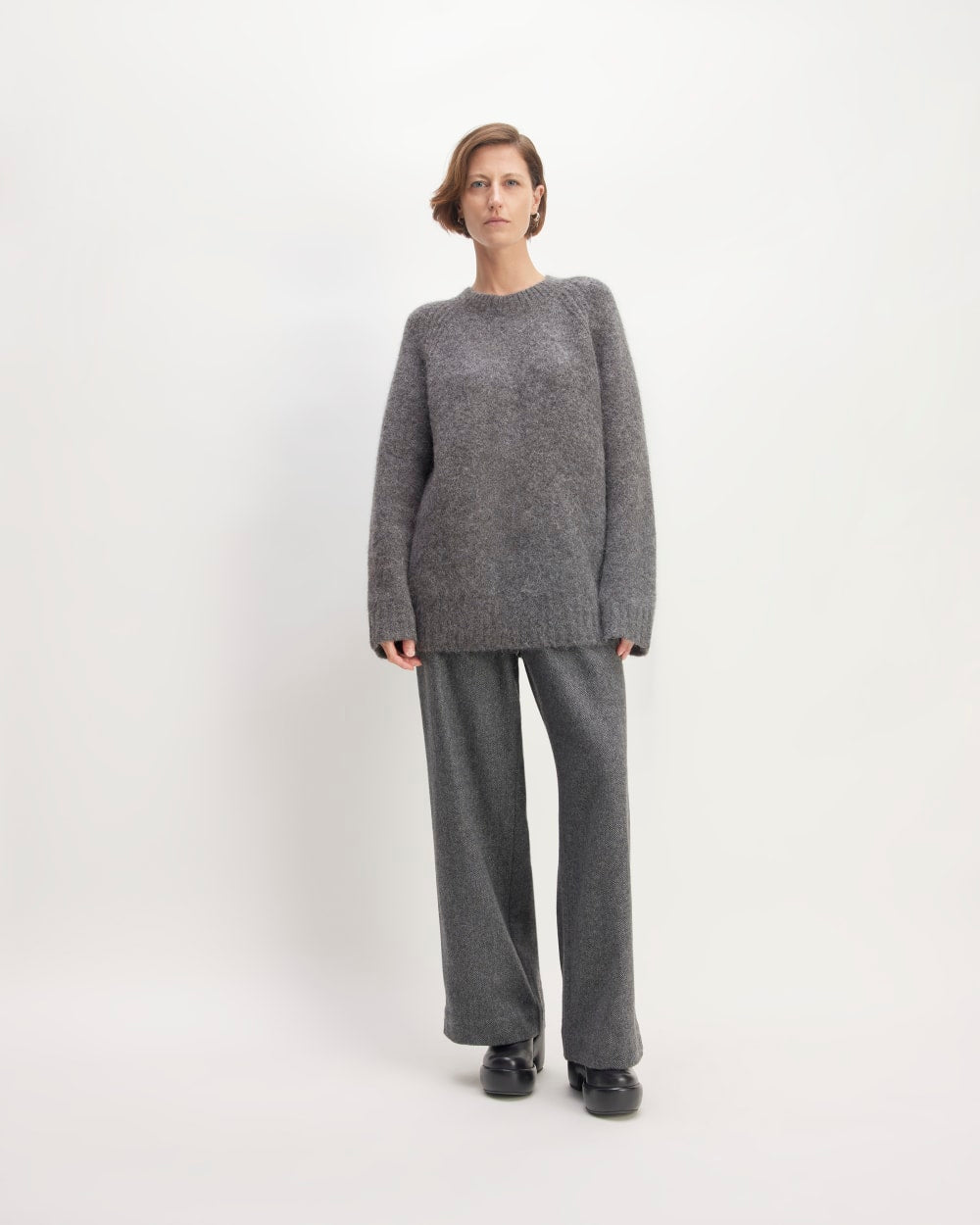 The SuperFuzz Alpaca Crew | Dark Charcoal - Image 3