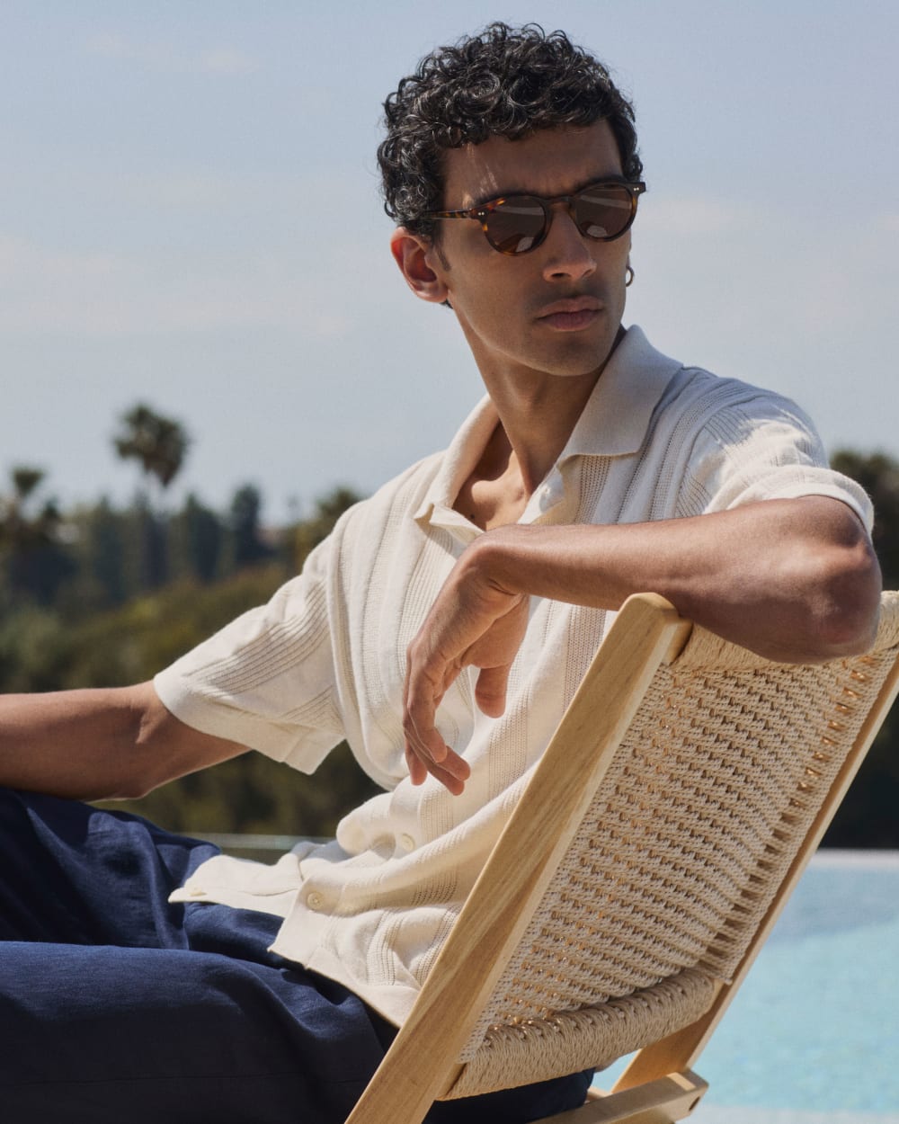 The No-Sweat Ribbed Polo | Birch - Image 7