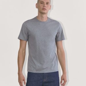 The Essential Organic Crew | Heather Sage Blue