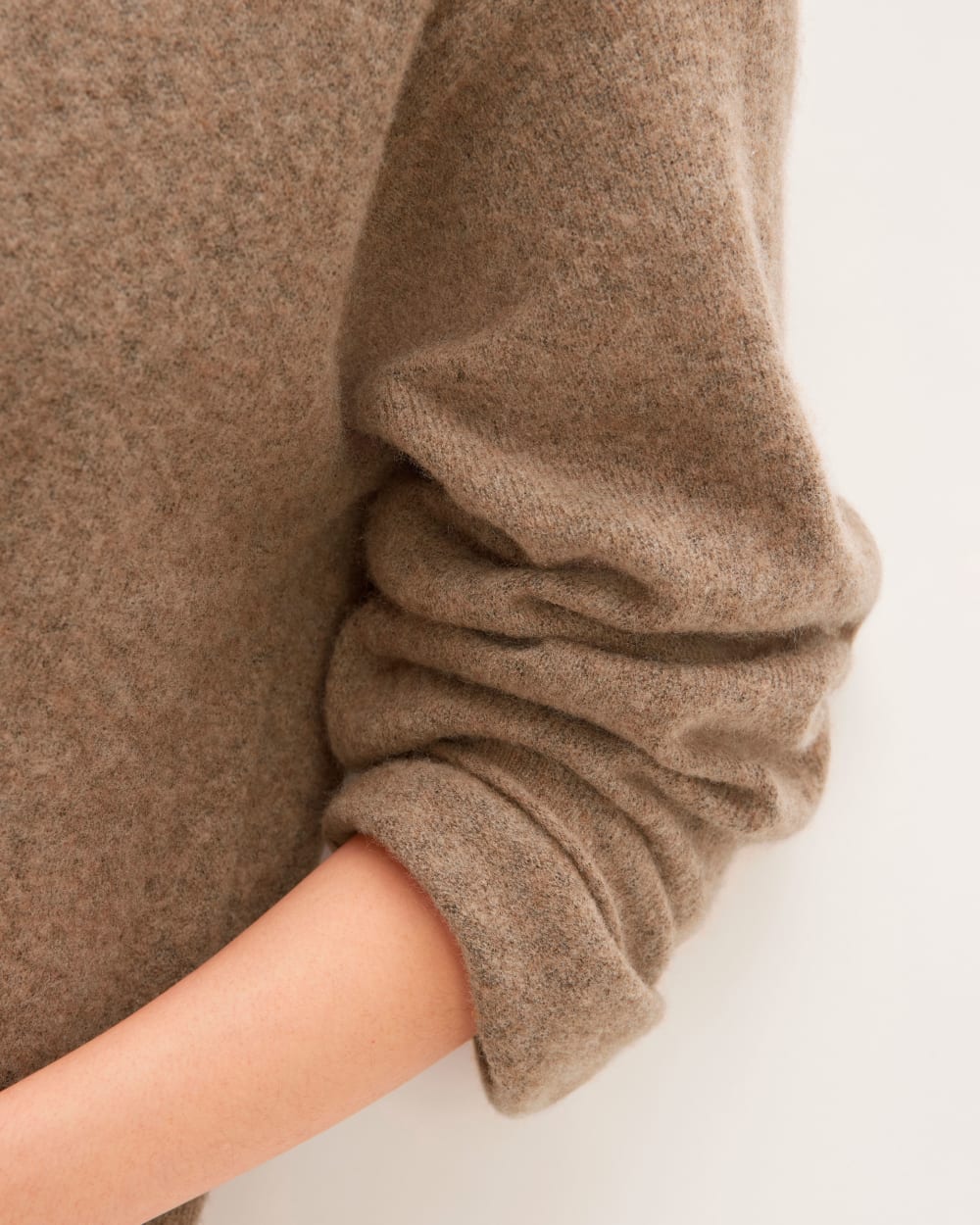 The Cozy-Stretch Crew | Heathered Toasted Coconut - Image 5