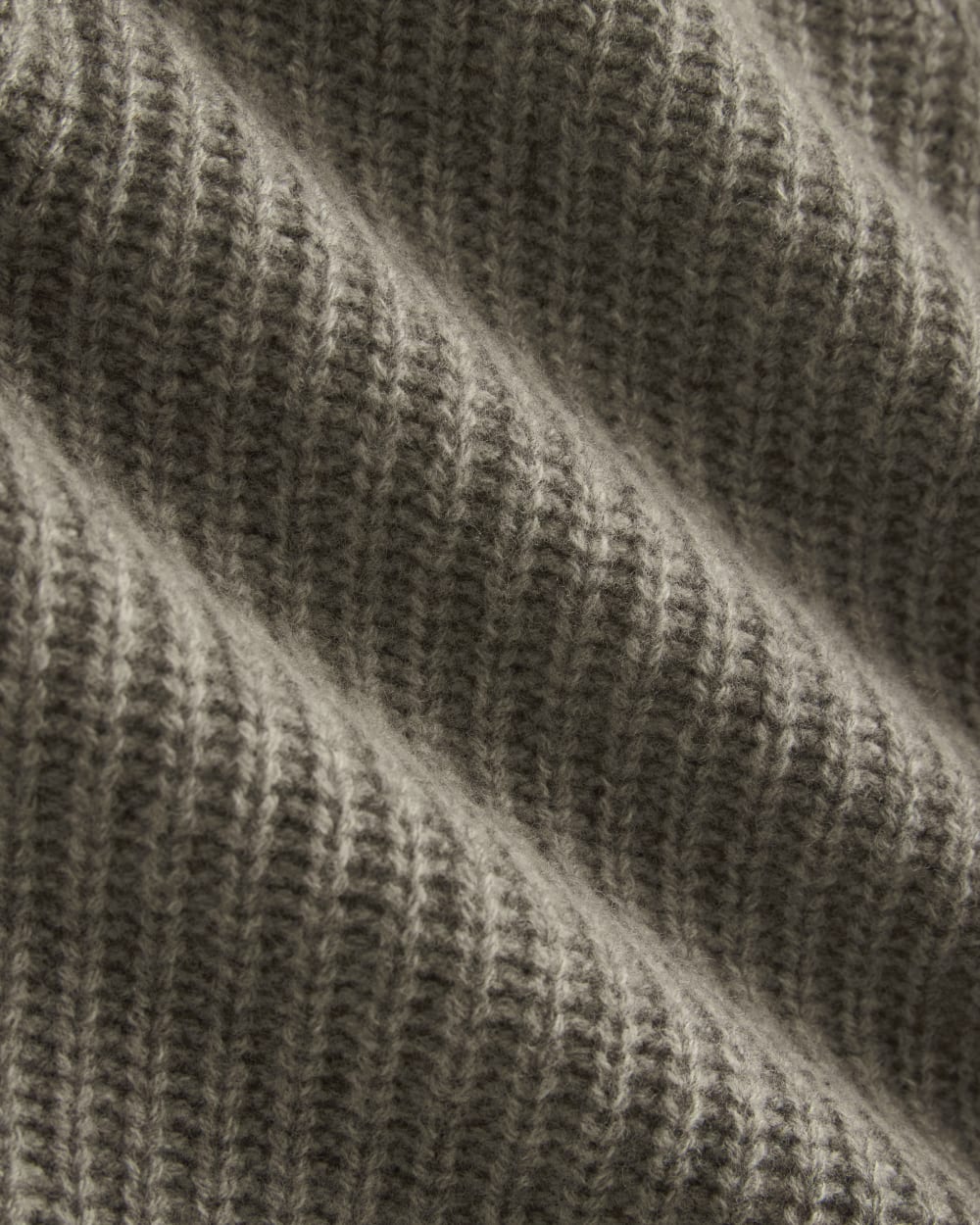 Half-Zip Sweater in Luxe Merino | Heather Soft Taupe - Image 6