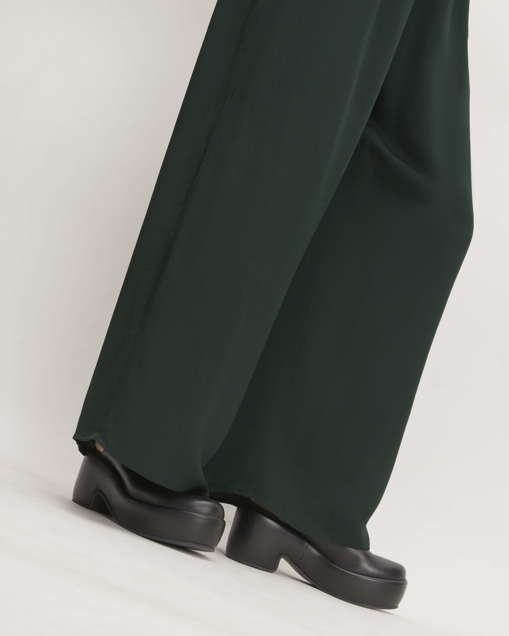 The Satin Pull-On Pant | Scarab - Image 5