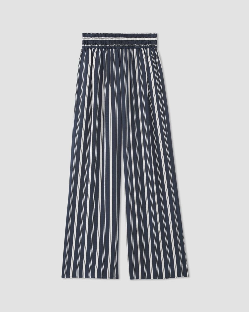 The Satin Pull-On Pant | Navy / Bone - Image 2
