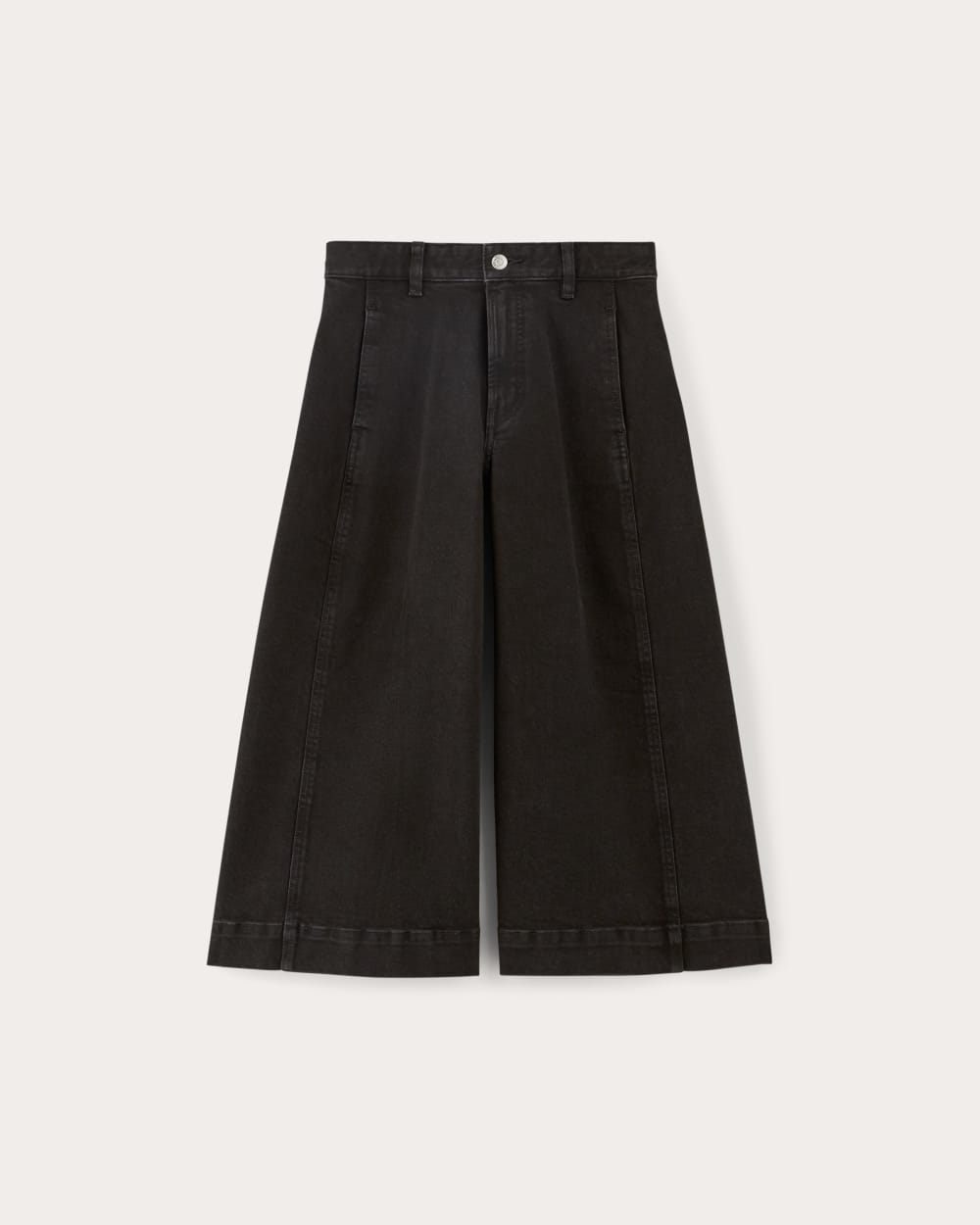 The Denim Culotte | Tumbled Black - Image 2