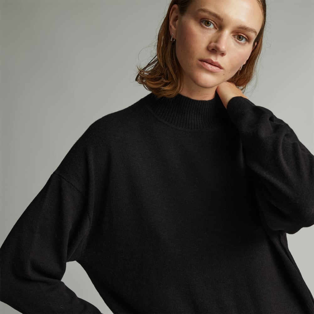 The Luxe Merino Turtleneck | Black - Image 4