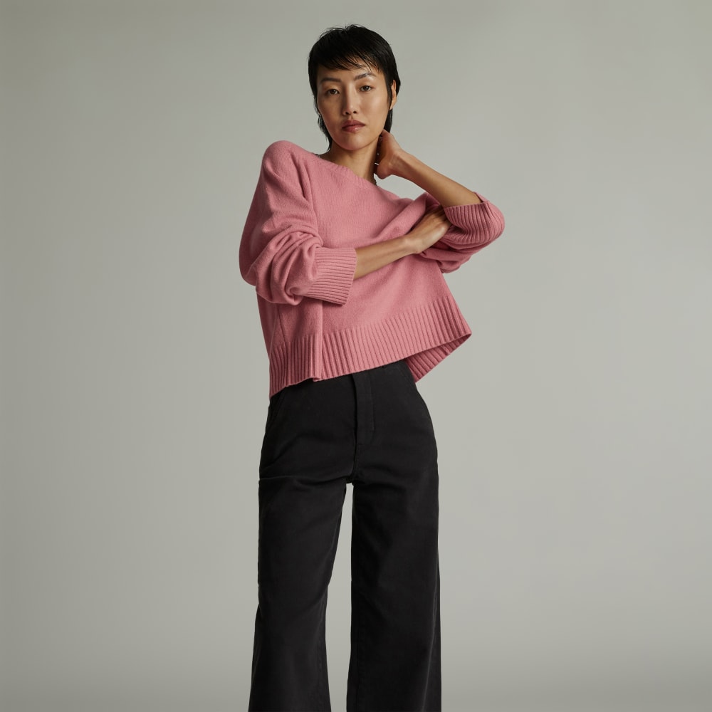 The Cashmere Boxy Crew | Bubblegum - Image 5