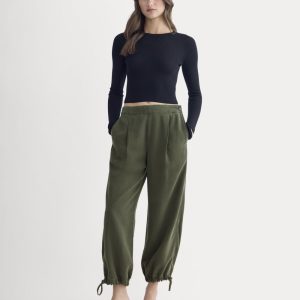 The Chino Jogger in Buttersoft | Dark Forest