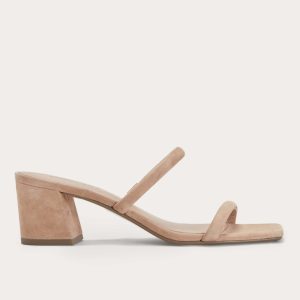 The Double Strap Heel | Blush Tan