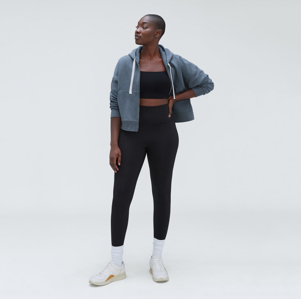 The Track Organic Cotton Hoodie | Faded Blue - Image 6