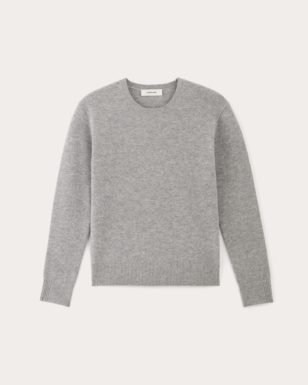 The Classic Crew in Cashmere | Light Heather Grey - Image 2
