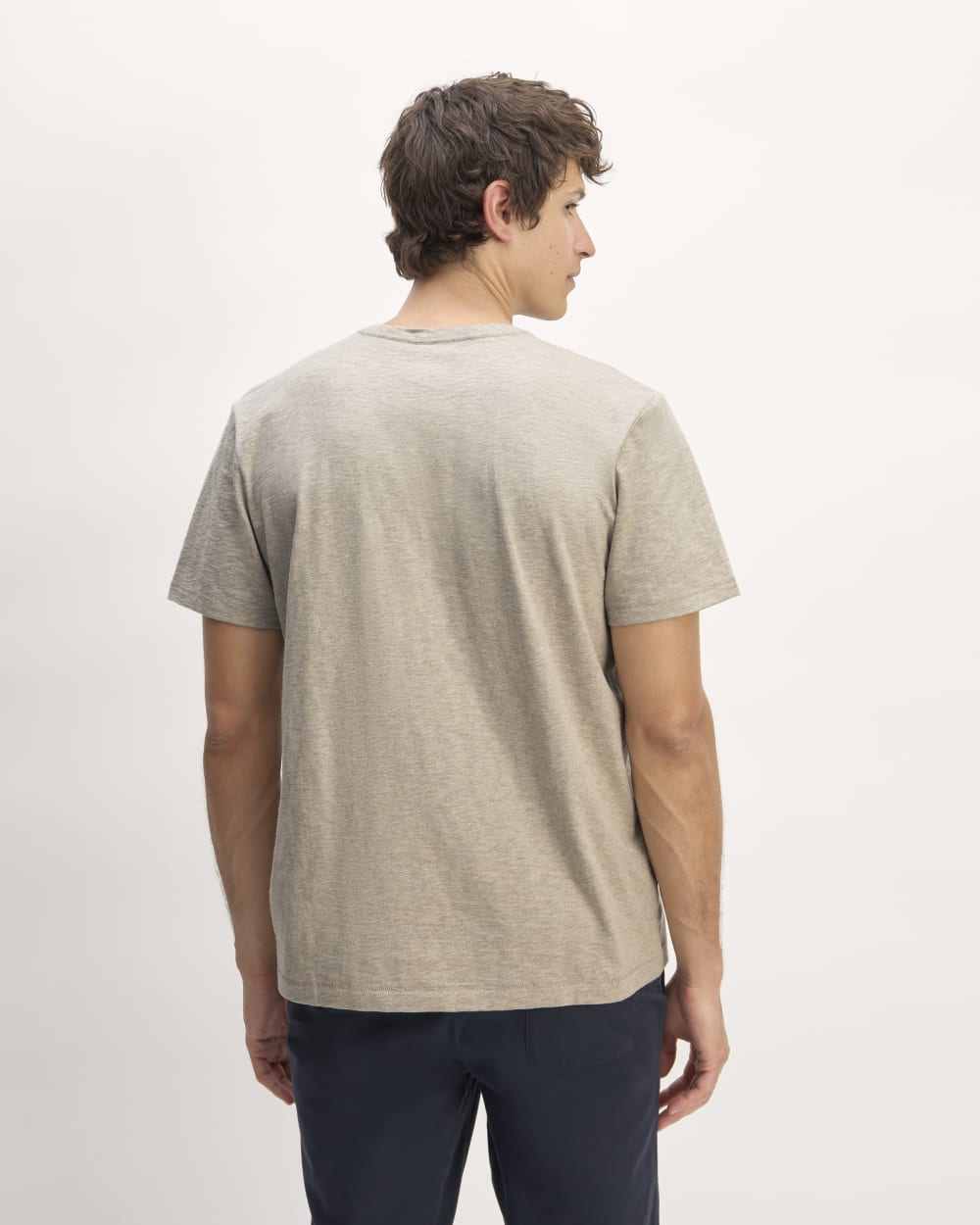 The Cotton Slub Henley | Heather Oatmeal - Image 8