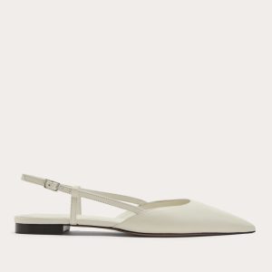 The Studio Slingback Flat | Canvas