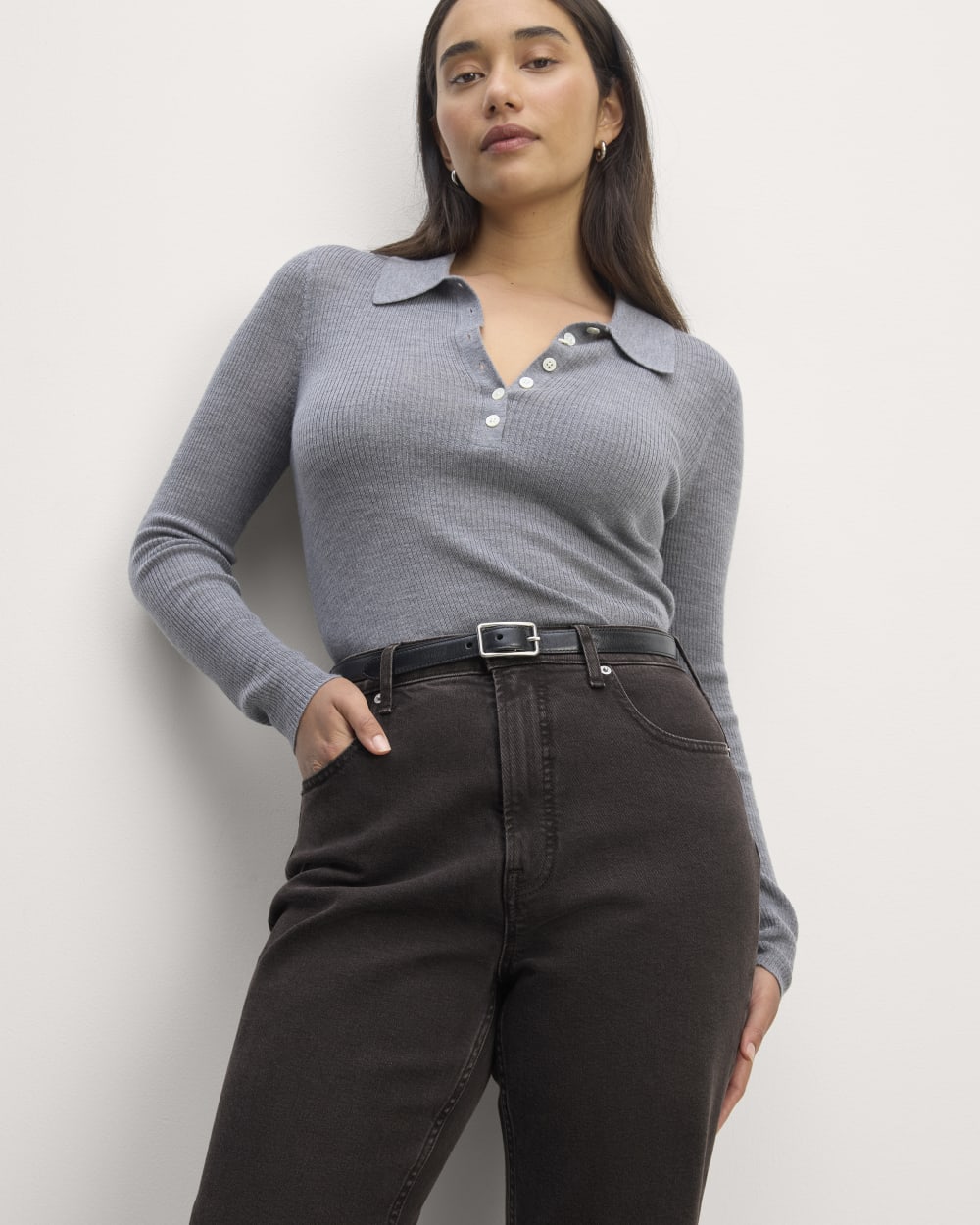 The Cheeky Hourglass Jean | Washed Black | 26.5 Inseam - Image 4