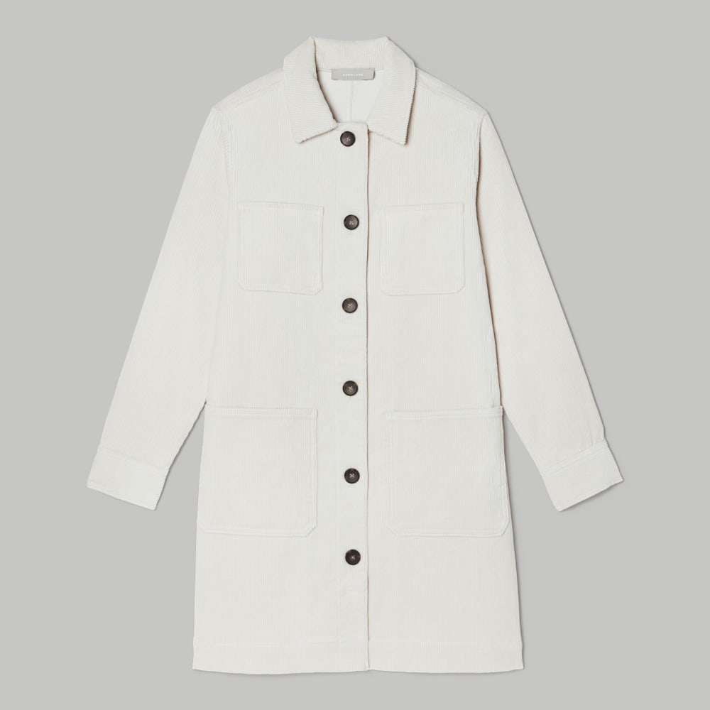 The Corduroy Long Shirt Jacket | Sandstone - Image 2