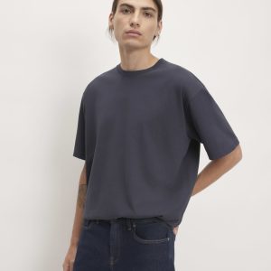The Premium-Weight Relaxed Crew | Uniform | Deep Navy