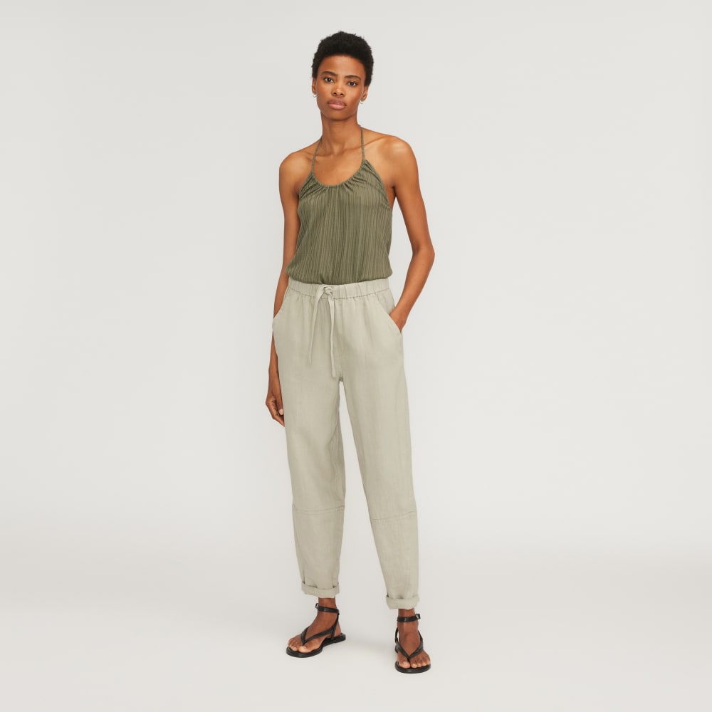 The Rib Soft Knit Halter Top | Kalamata - Image 5