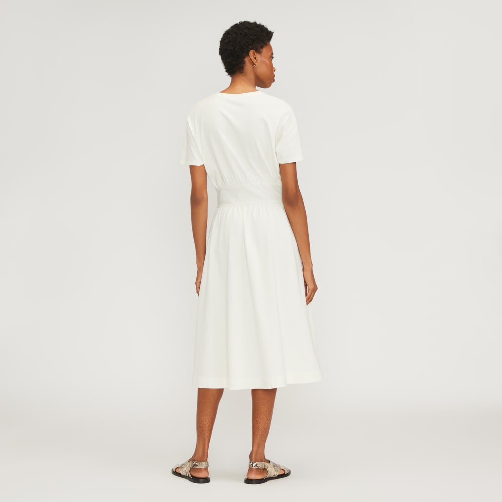 The Organic Cotton Waisted Dress | Canvas - Image 3