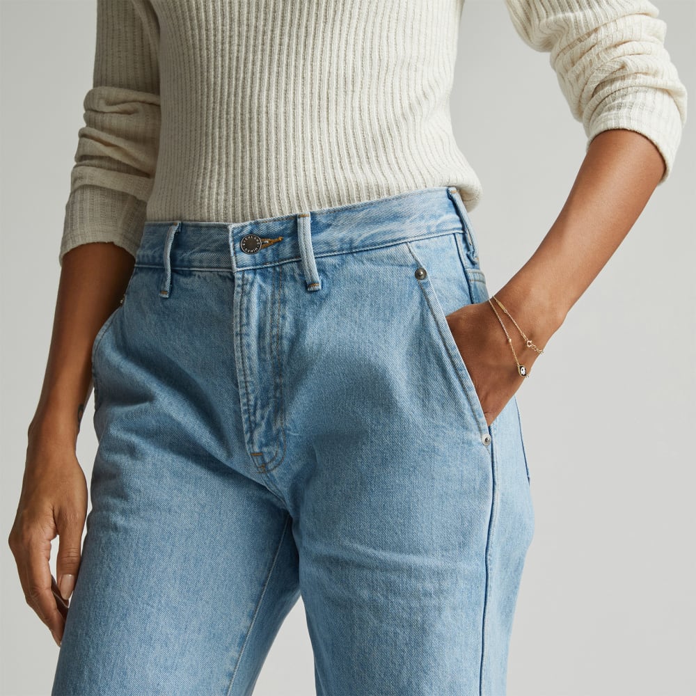 The Cinch Back Utility Jean | Sunkissed Blue - Image 4