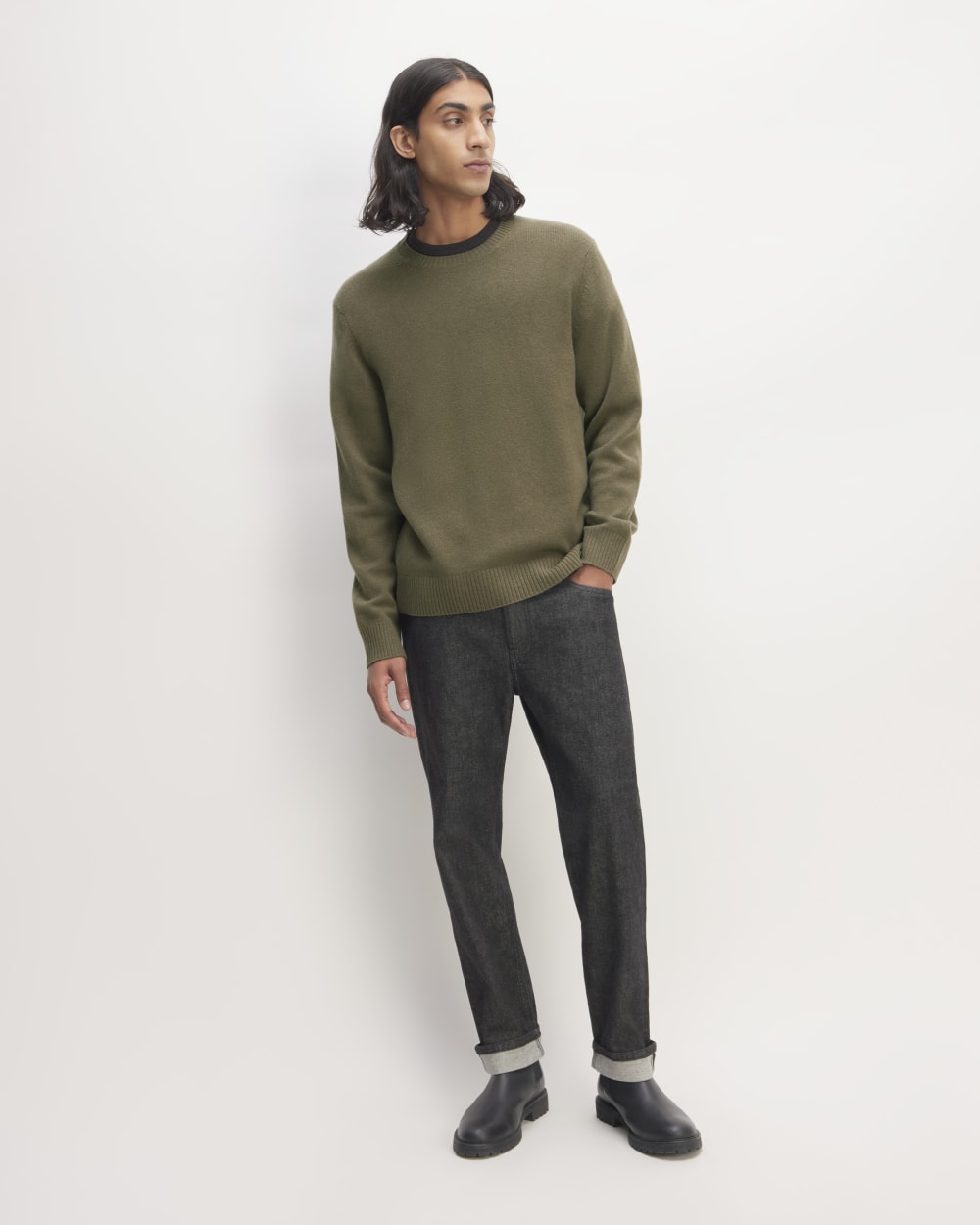 The Premium Merino Crew Neck Sweater | Kalamata - Image 3