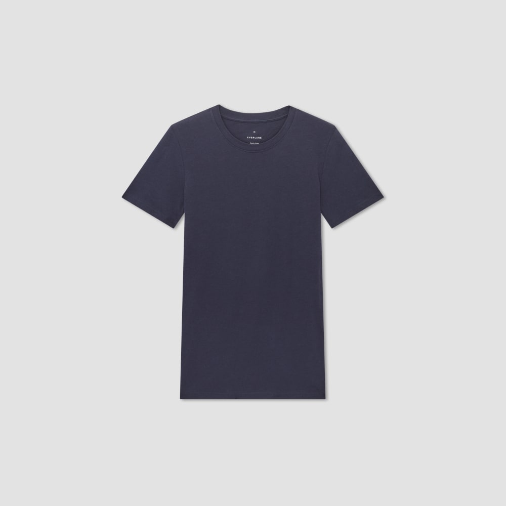 The Organic Cotton Crew Tee | Navy - Image 2