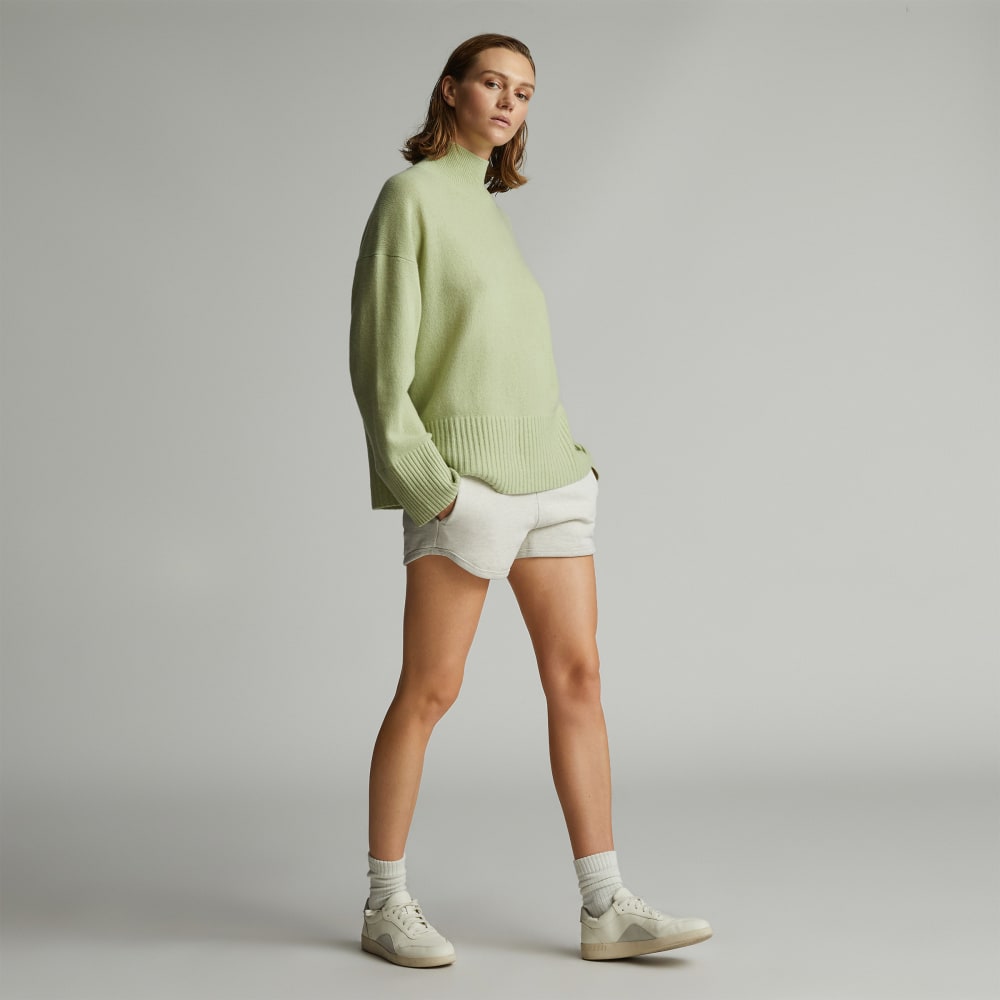 The Cashmere Oversized Turtleneck | Seafoam Green - Image 7