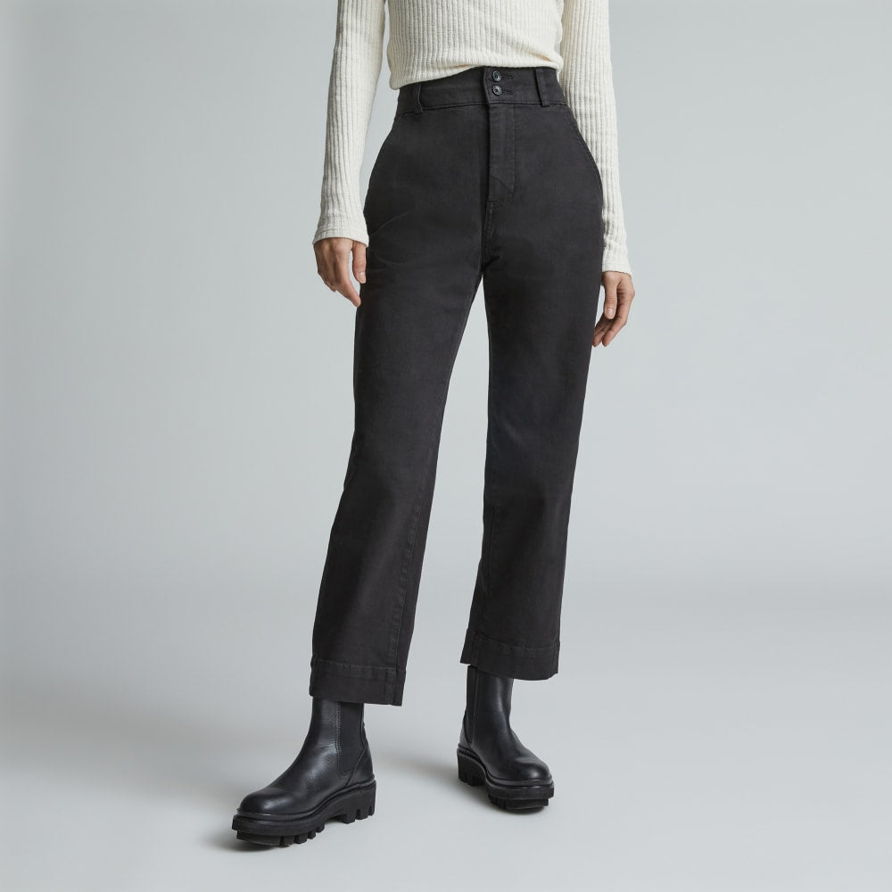The Organic Straight-Leg Pant | Black - Image 2