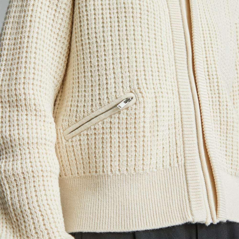 The Cropped Cotton-Merino Bomber | Canvas - Image 5