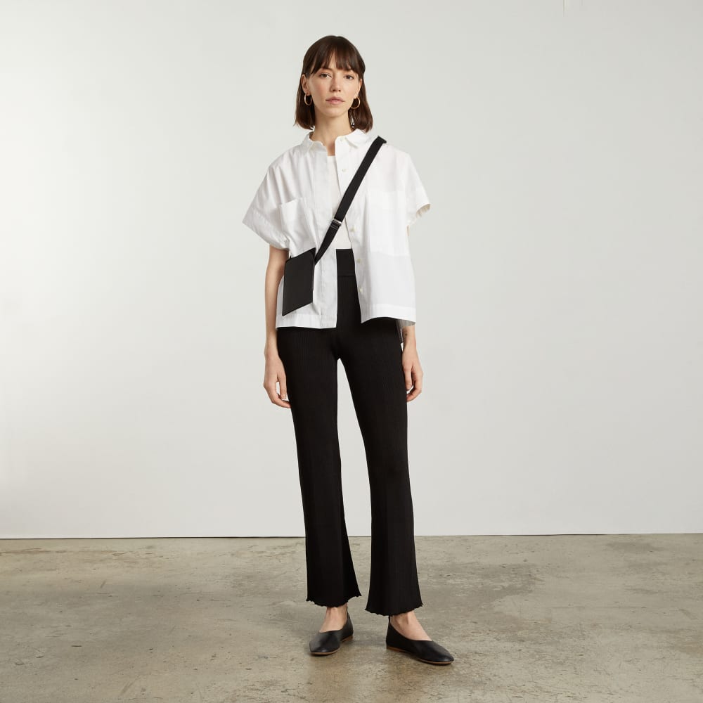 The Cactus Leather Mini Sling Bag | Black - Image 4