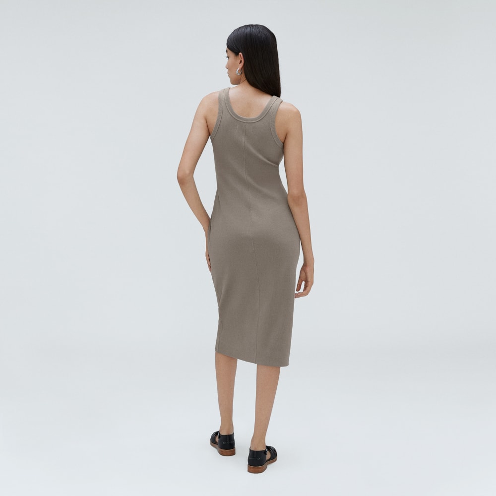 The '90s Rib Dress | Clay - Image 3